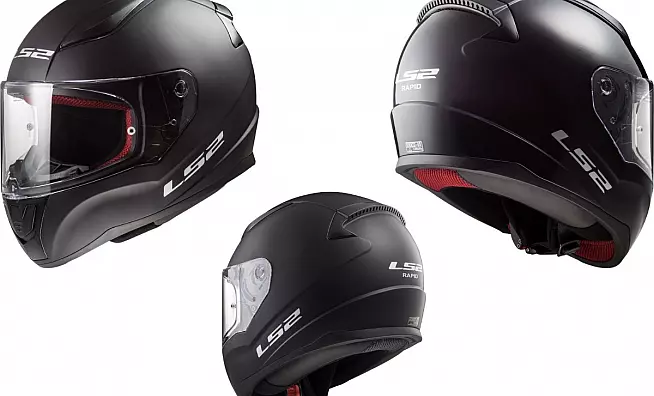 Immagini del casco moto integrale LS2 RAPID SOLID Matt Black