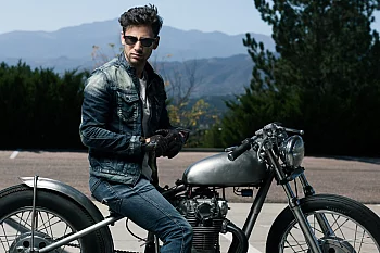 SHIMA Rider pantaloni moto uomo con protezioni Airforce